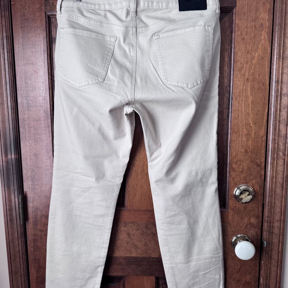 Express #5 Off White 5-Pocket Jeans 34 x 30 Slim - Picture 8 of 15